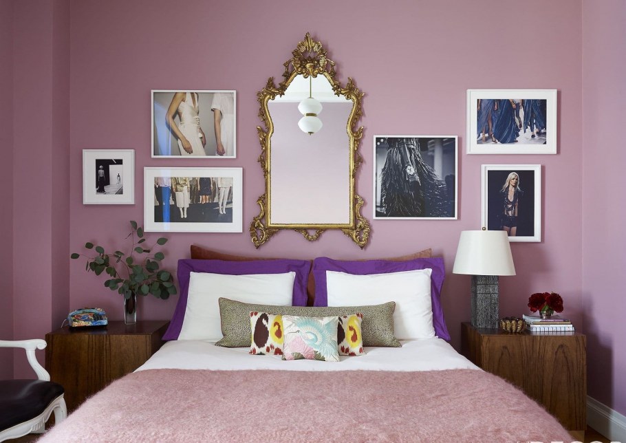 Трендовые оттенки стен в спальню