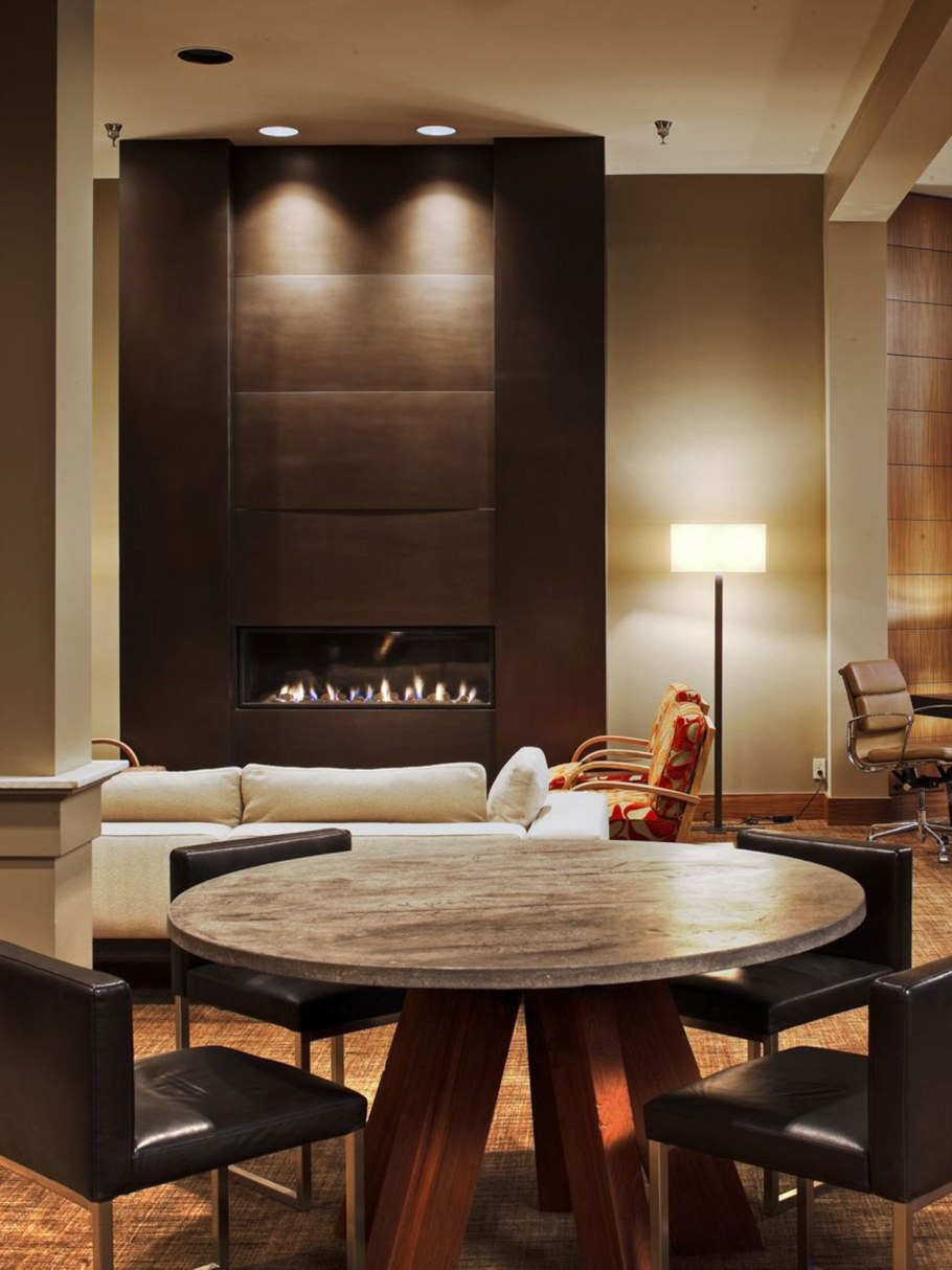 Шоколадный цвет в интерьере