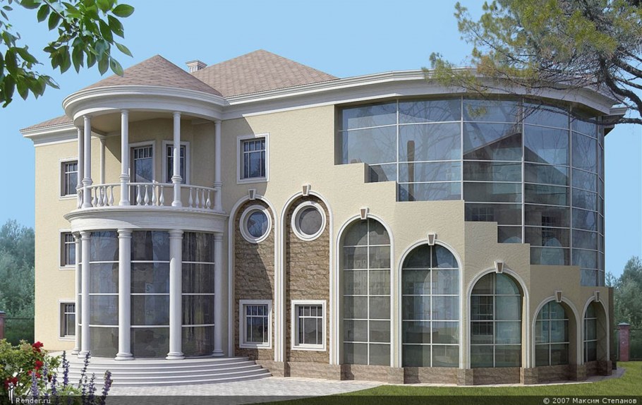 Полукруглый эркер