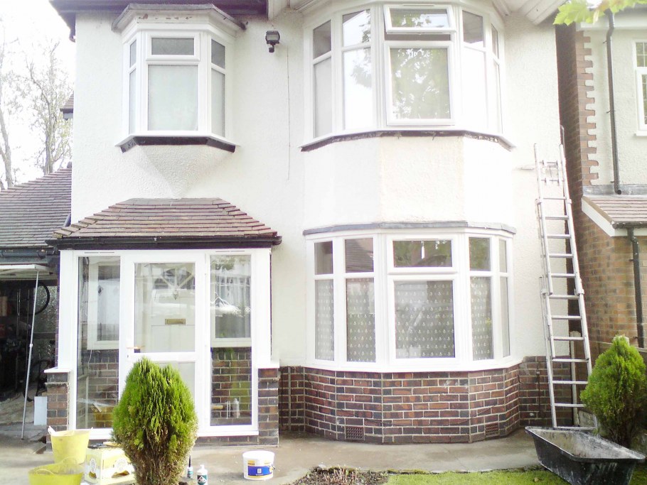 Каркасный дом с эркером