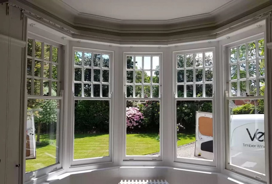 Панорамные полукруглые окна