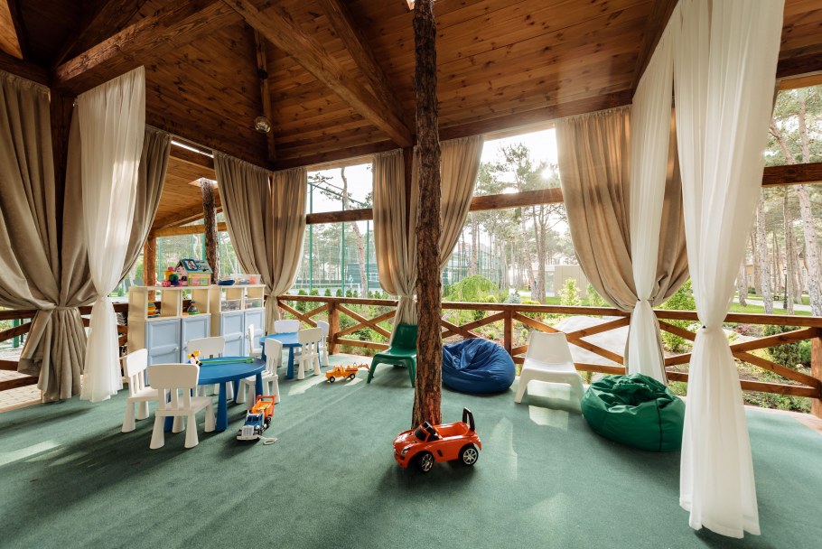 Терраса Бали бунгало