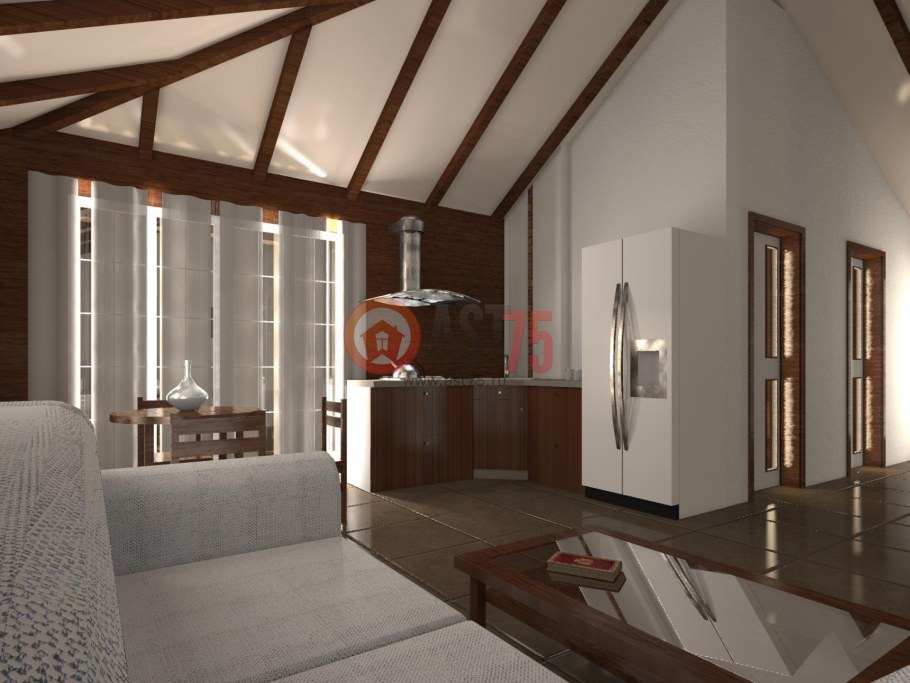 Две комнаты на мансарде проекты