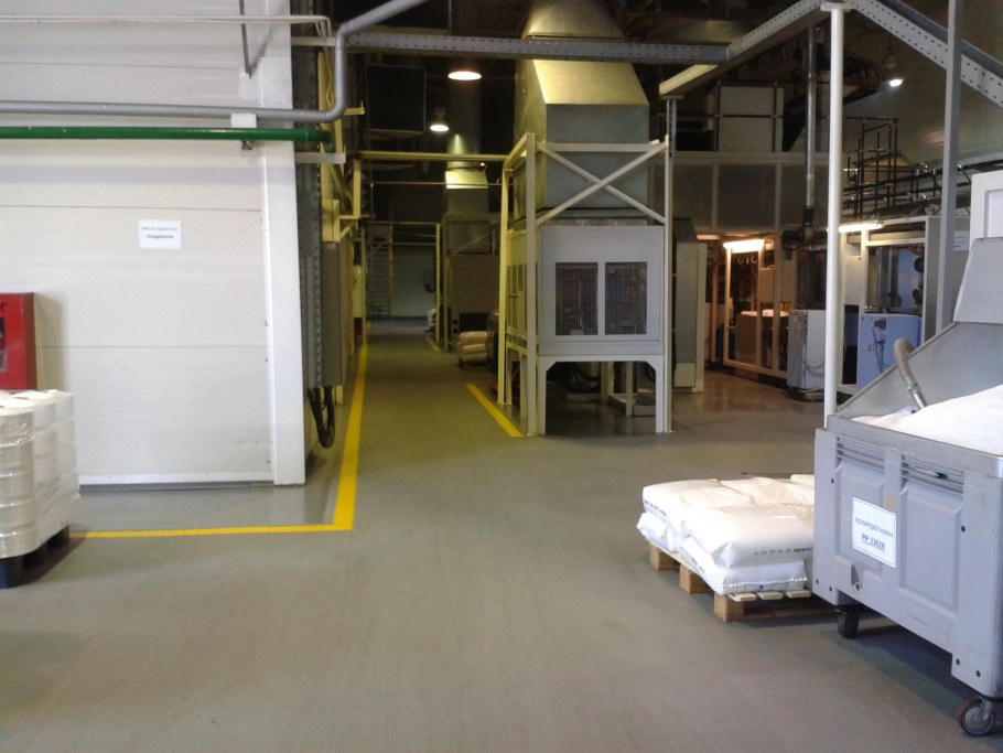 Модульные полы для производственных помещений