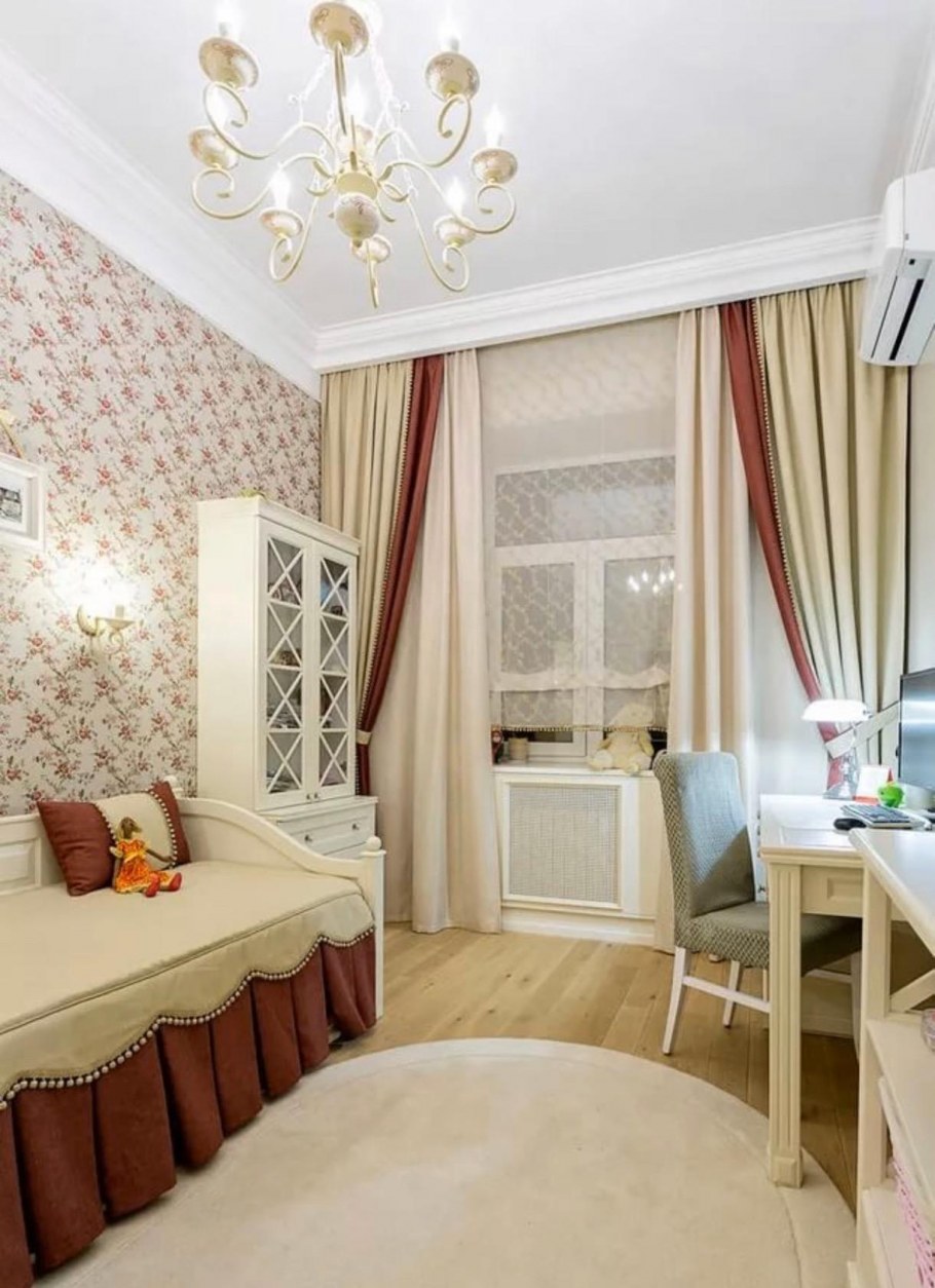 Комната для девушки в классическом стиле