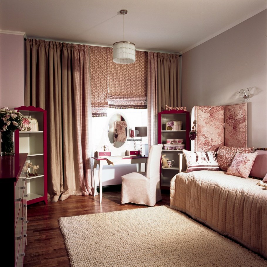 Спальня для девочки в американском стиле