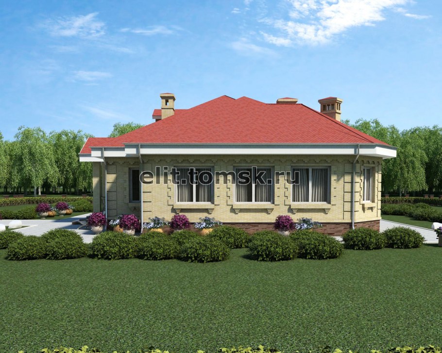 Казанская усадьба одноэтажный дом