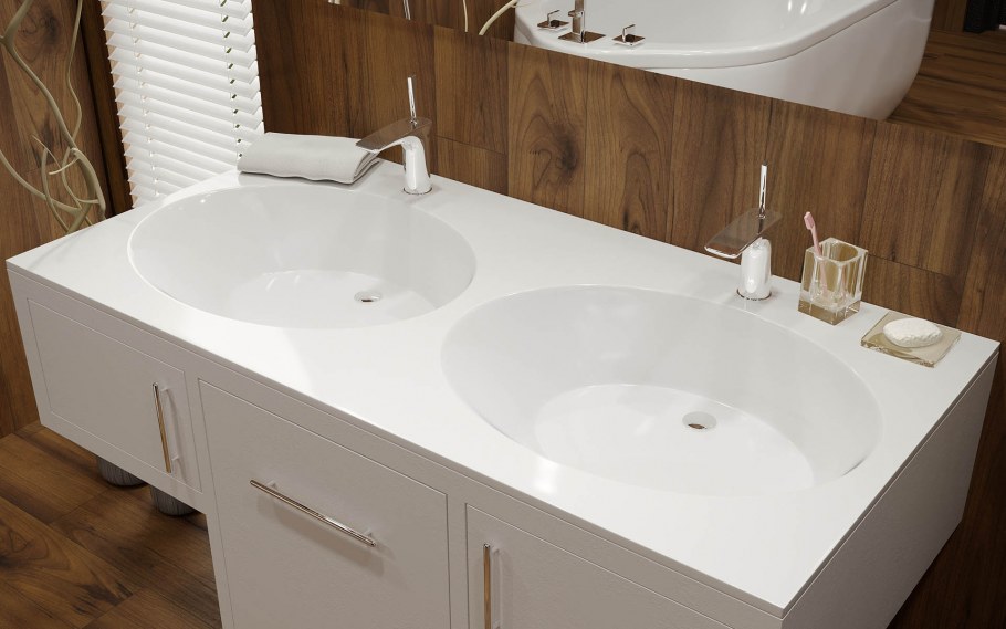 Двойная раковина 100 см Valadares Aviz 100