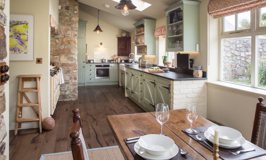 Деревенская кухня интерьер