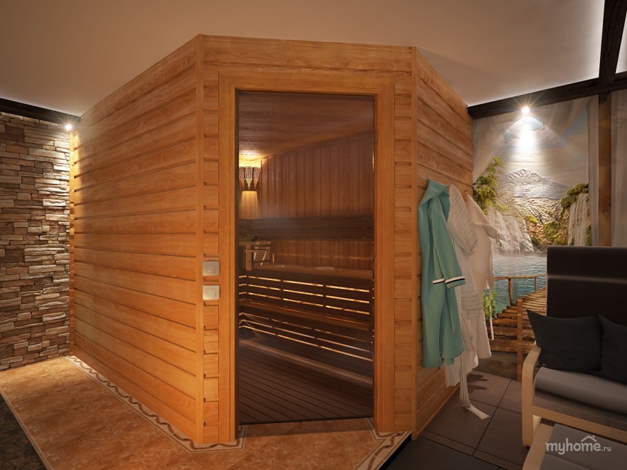 Баня внутри