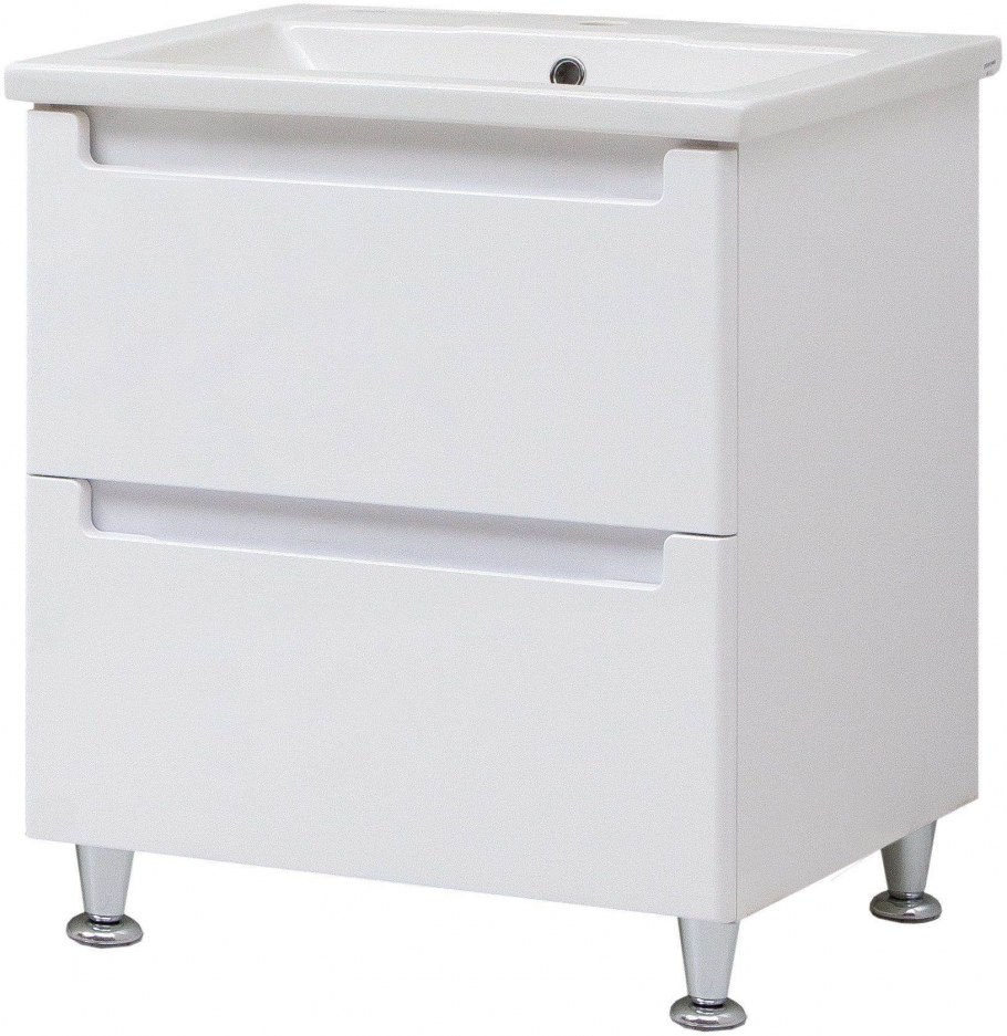 Тумба с раковиной «Cerutti» Пьемонт 80 (Кантэ 80) белая