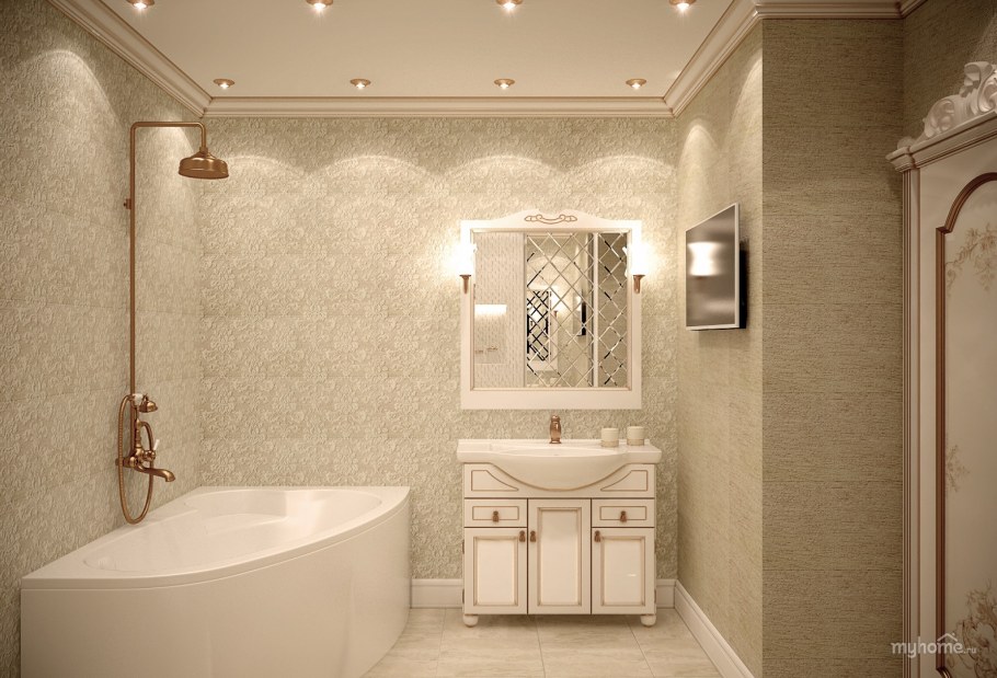 Павел Полынов ванная комната в классическом стиле