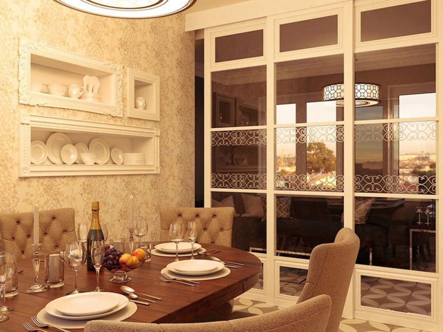 Кухня Мелани голубая