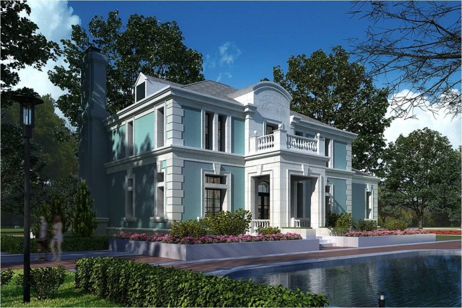 Фасады усадьба 19 века Россия