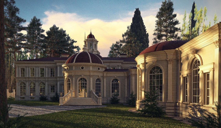 Палладианская английская вилла