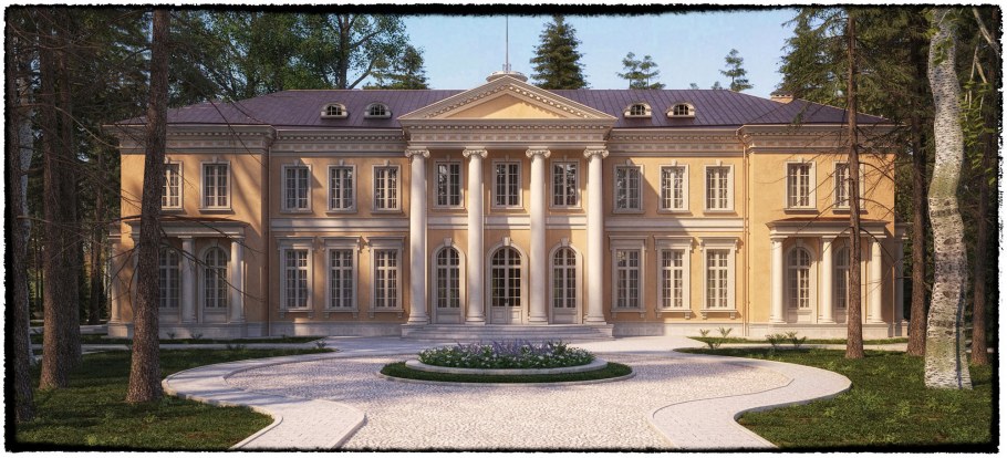 Усадьба, поместье, особняк в стиле классицизм