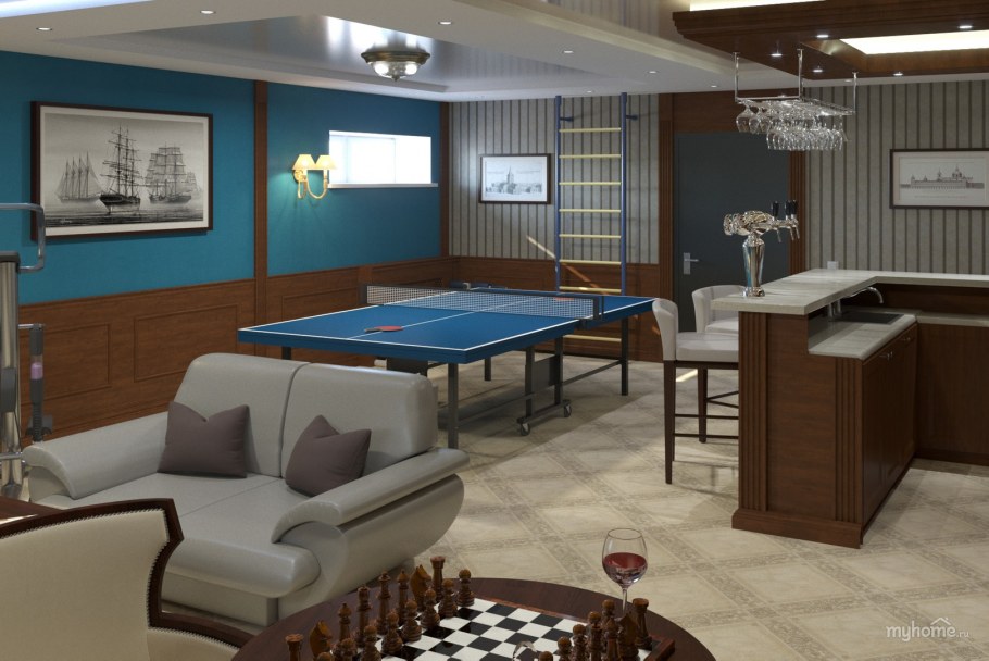 Комната в цокольном этаже