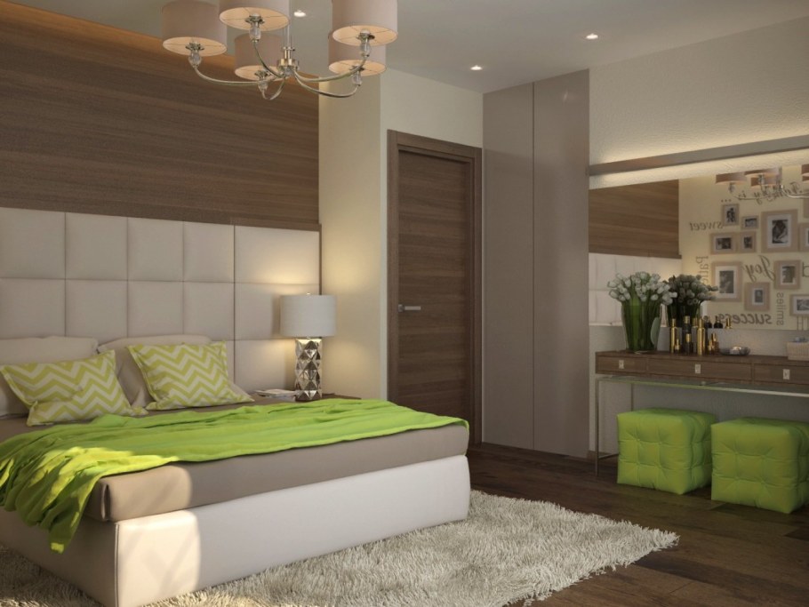 Спальня в экологическом стиле