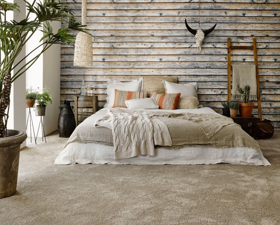 Кровать экостиль