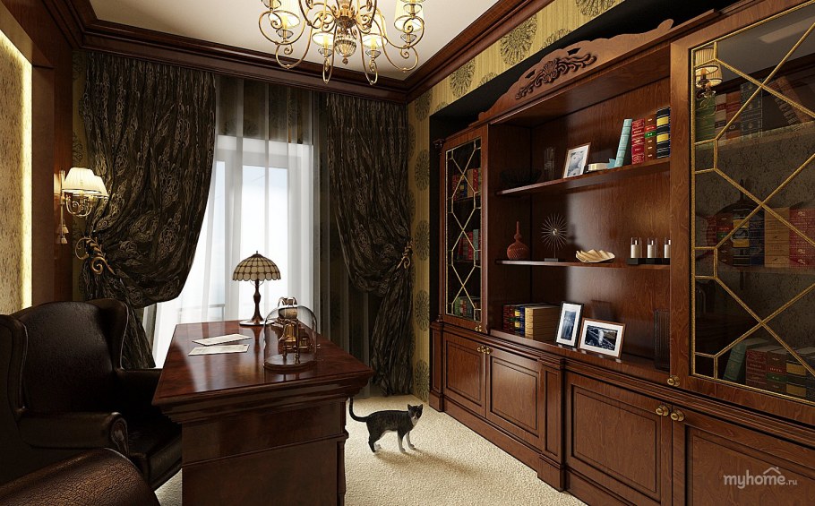 Интерьер сталинки в классическом стиле