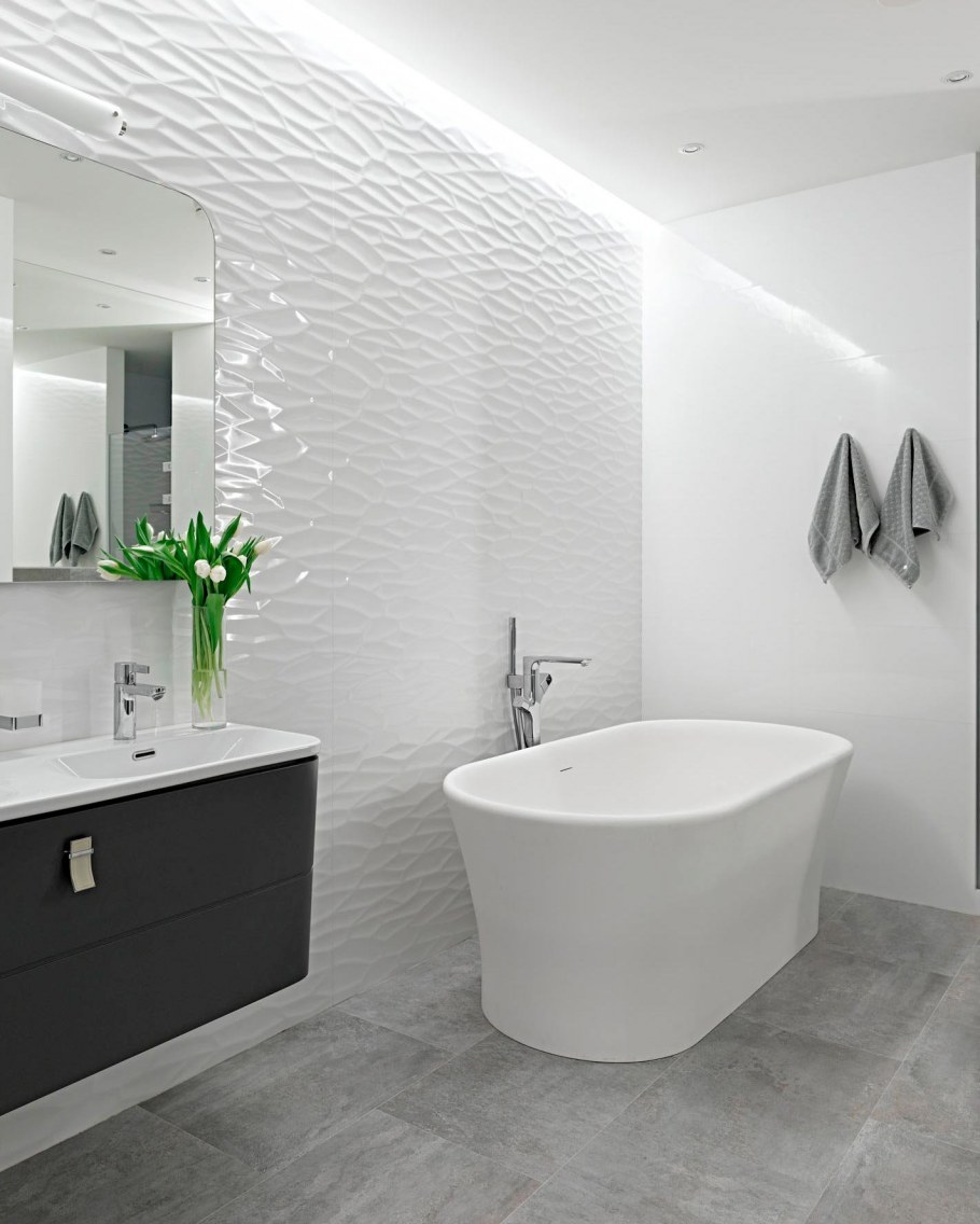 Плитка настенная Porcelanosa oxo line Blanco