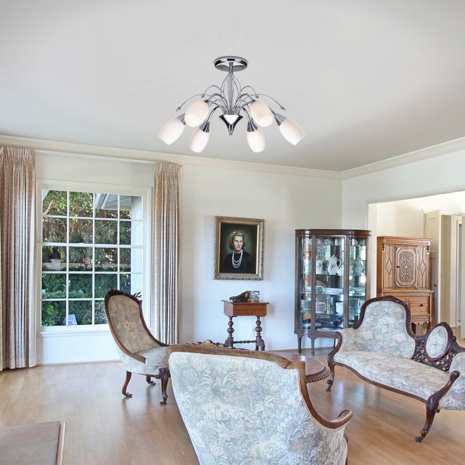 Люстра Eurosvet 22080/6 хром