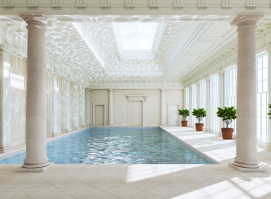 Бассейн в классическом стиле