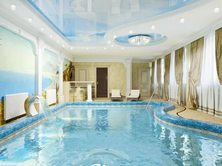 Бассейн в классическом стиле
