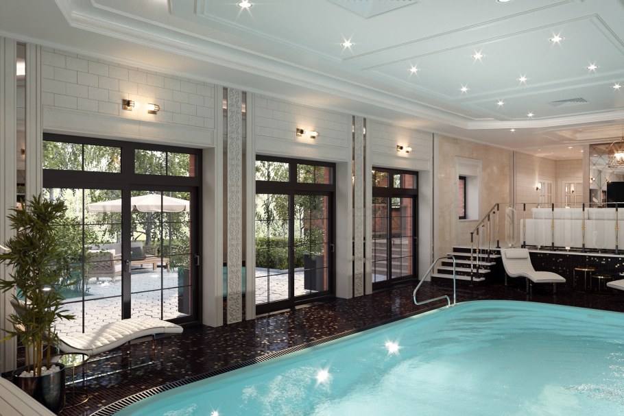 Особняк Greystone Mansion коридоры