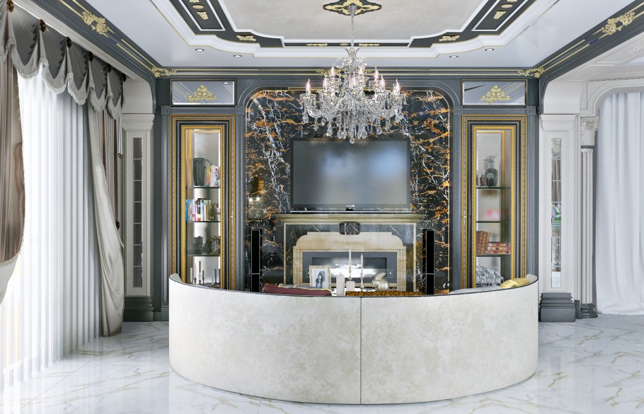 Мебель для бассейна в частном