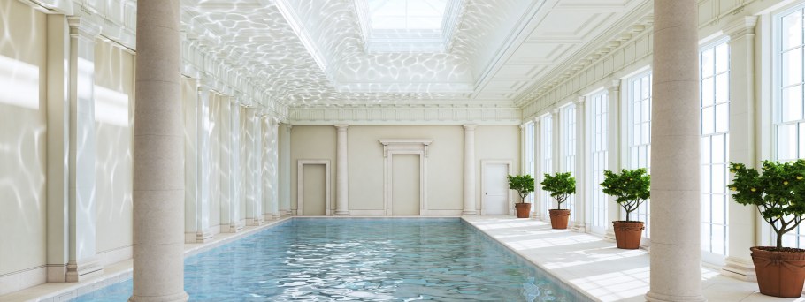 Бассейн в классическом стиле