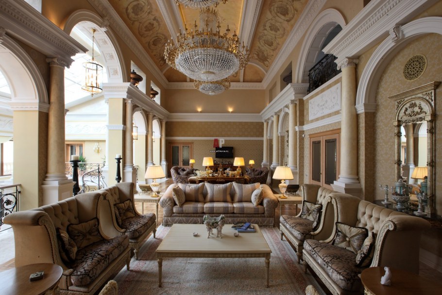 Гостиная в дворцовом стиле