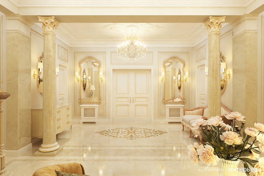 Отделка в классическом стиле