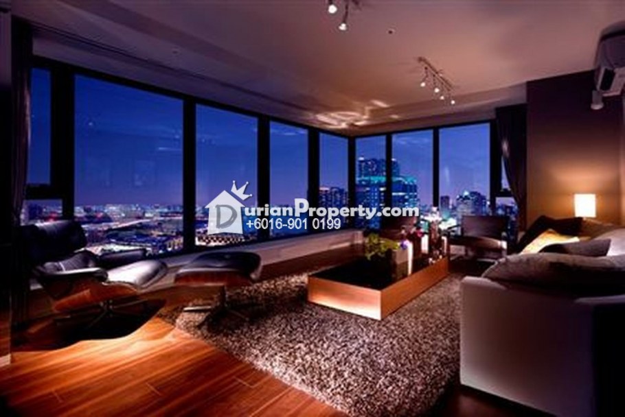 Гостиная в пентхаусе