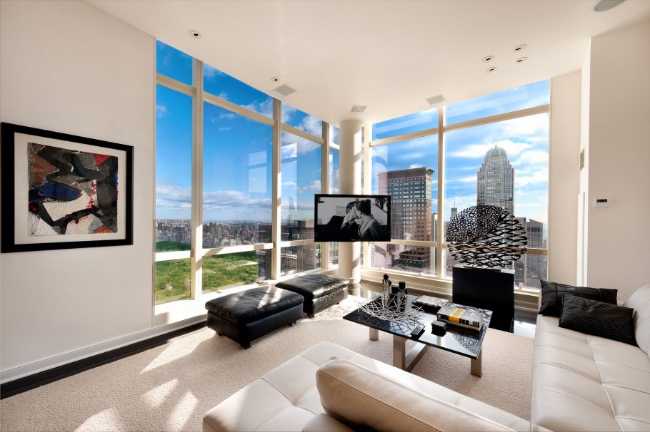 Пентхаус в Нью-Йорке с видом на Центральный парк
