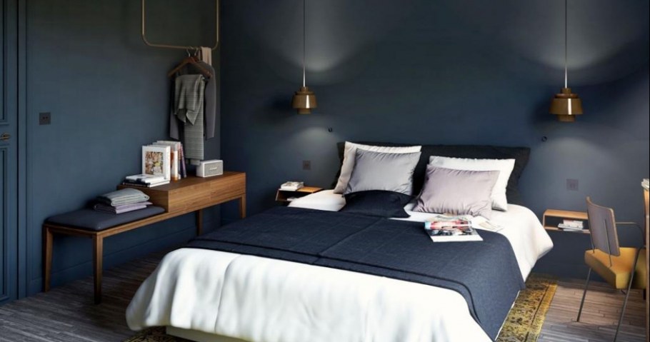 Синяя спальня