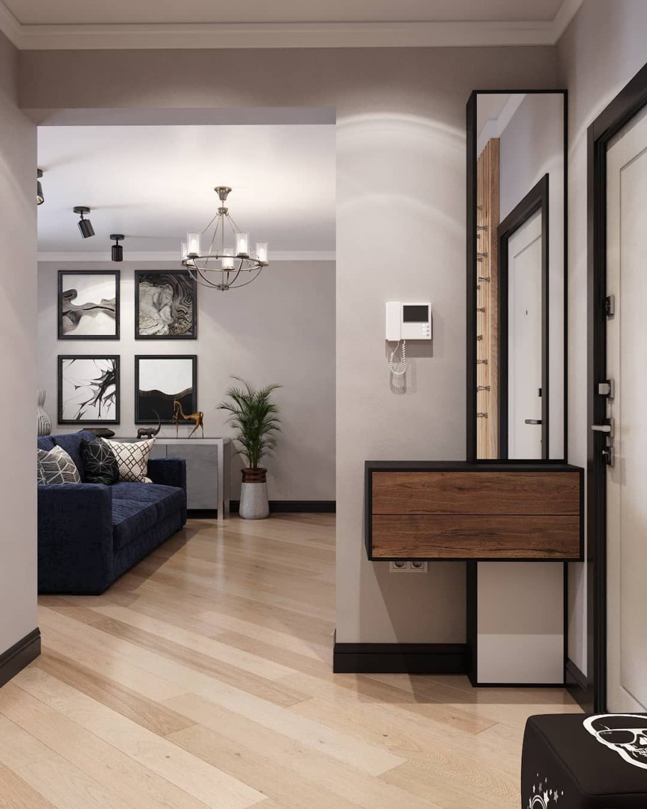 Гостиная Объединенная с коридором