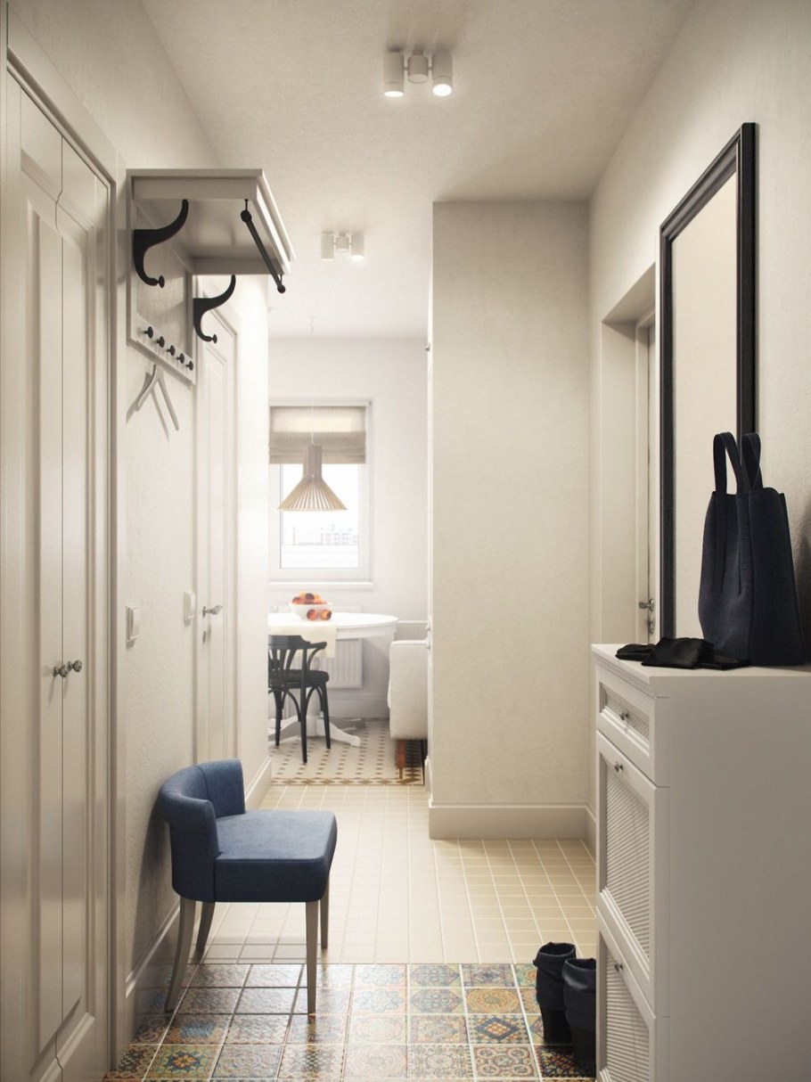 Прихожая в однокомнатной квартире