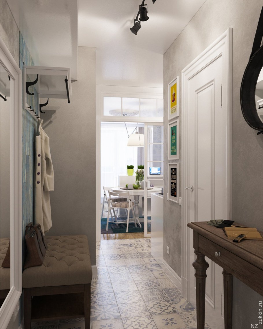 Однушка в скандинавском стиле 30 кв.м