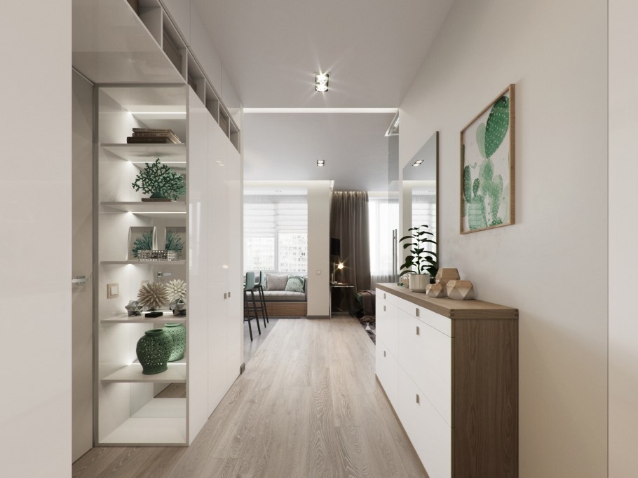 Коридор без перегородки