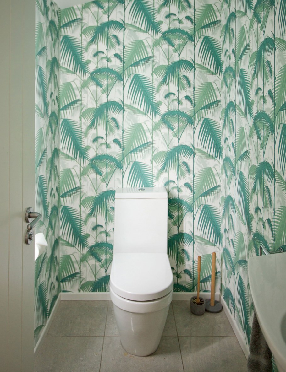 Виниловые обои в туалет