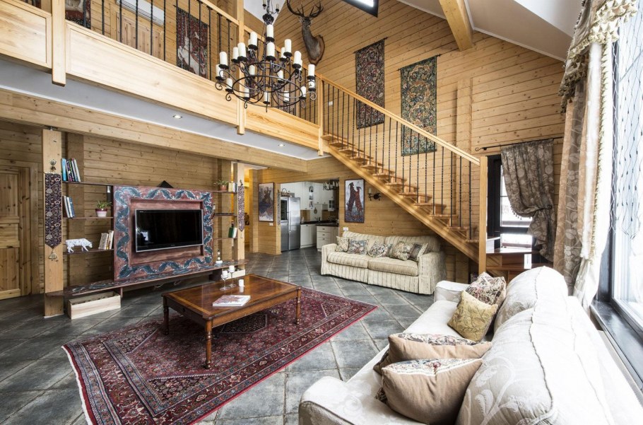 Гостиная со вторым светом