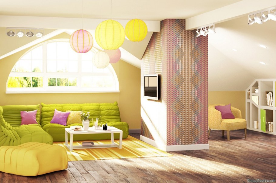Зонирование детской комнаты