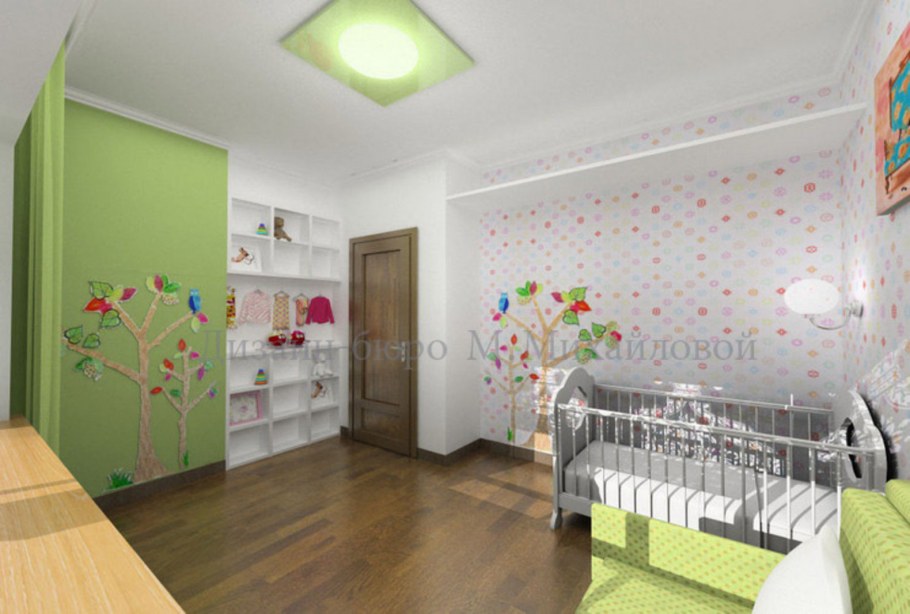 Гостиная совмещенная с детской