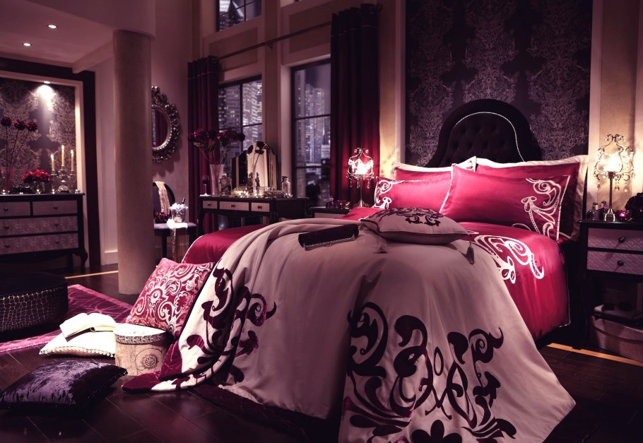 Гостиная в лавандовом цвете