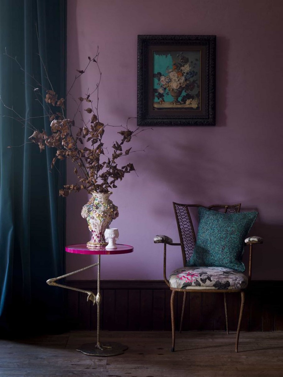 Фиолетовый в интерьере