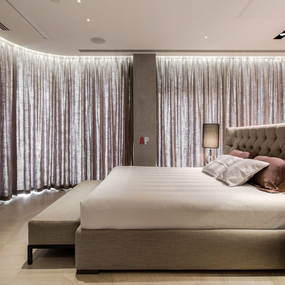 Шторы в спальню в современном