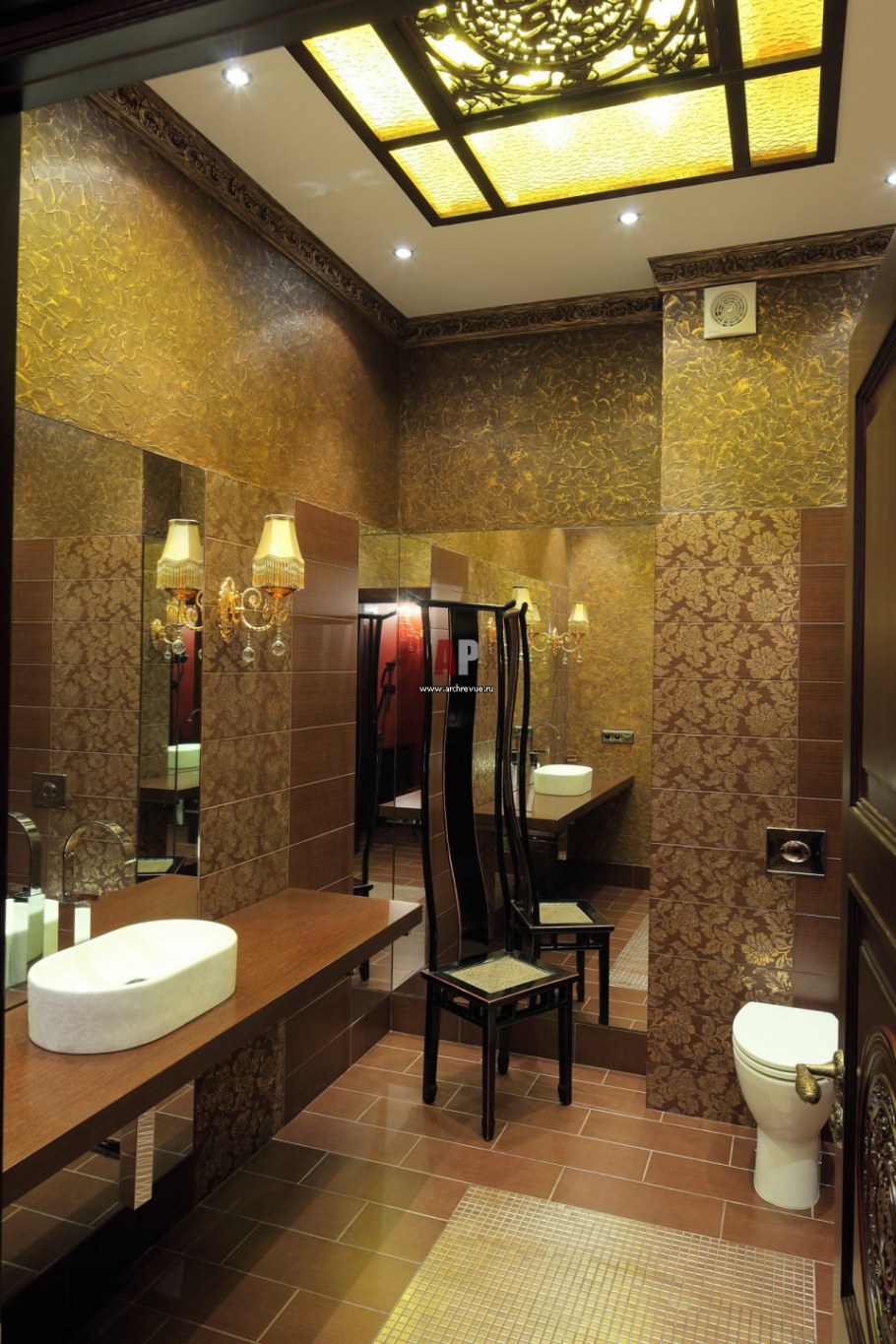 Туалет в китайском стиле