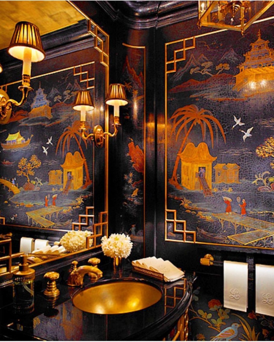 Ванная комната в японском стиле