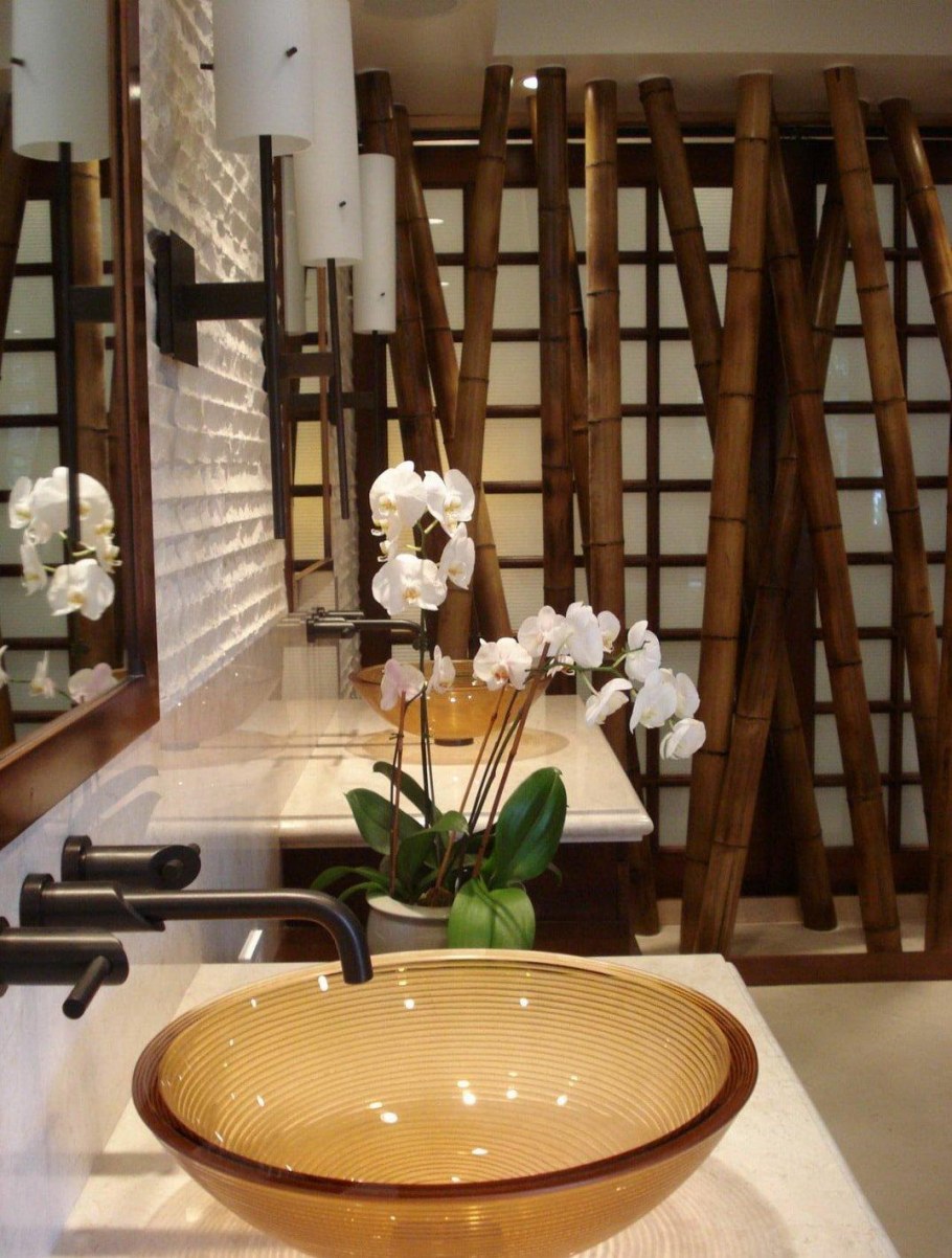 Ванная в японском стиле